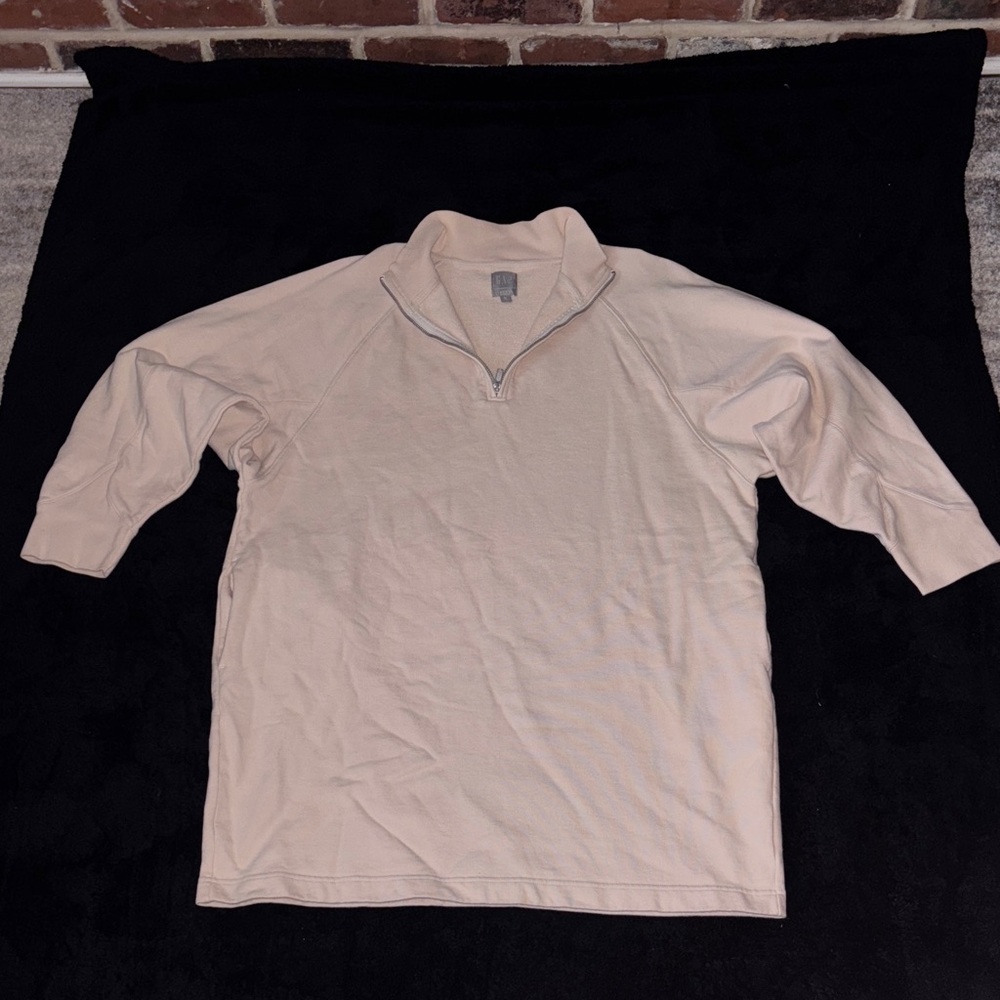 GAP Quarter-Zip Pullover Sweatshirt Dress